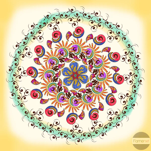 Vibrant Glory of Mandala