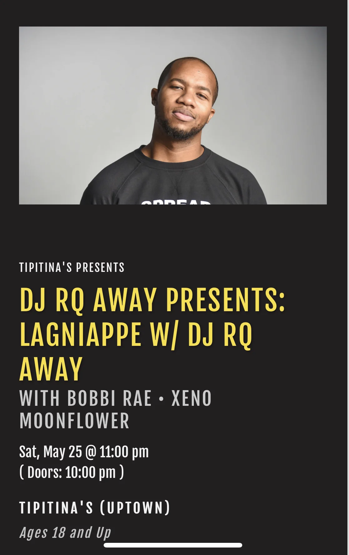 DJ RQ AWAY PRESENTS LAGNIAPPE WITH BOBBI RAE &amp; XENO MOONFLOWER