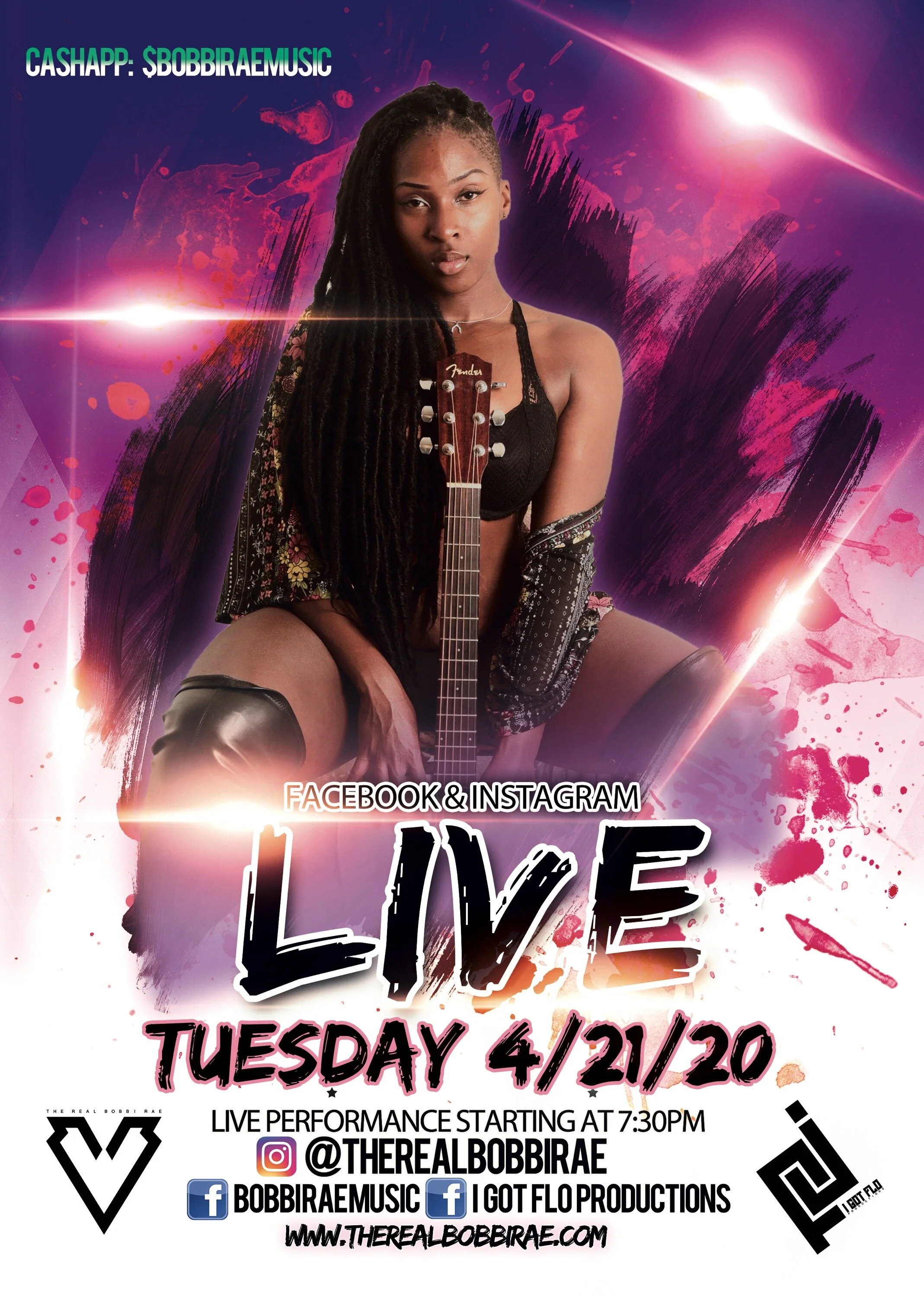 Bobbi Rae Live via IG and FACEBOOK