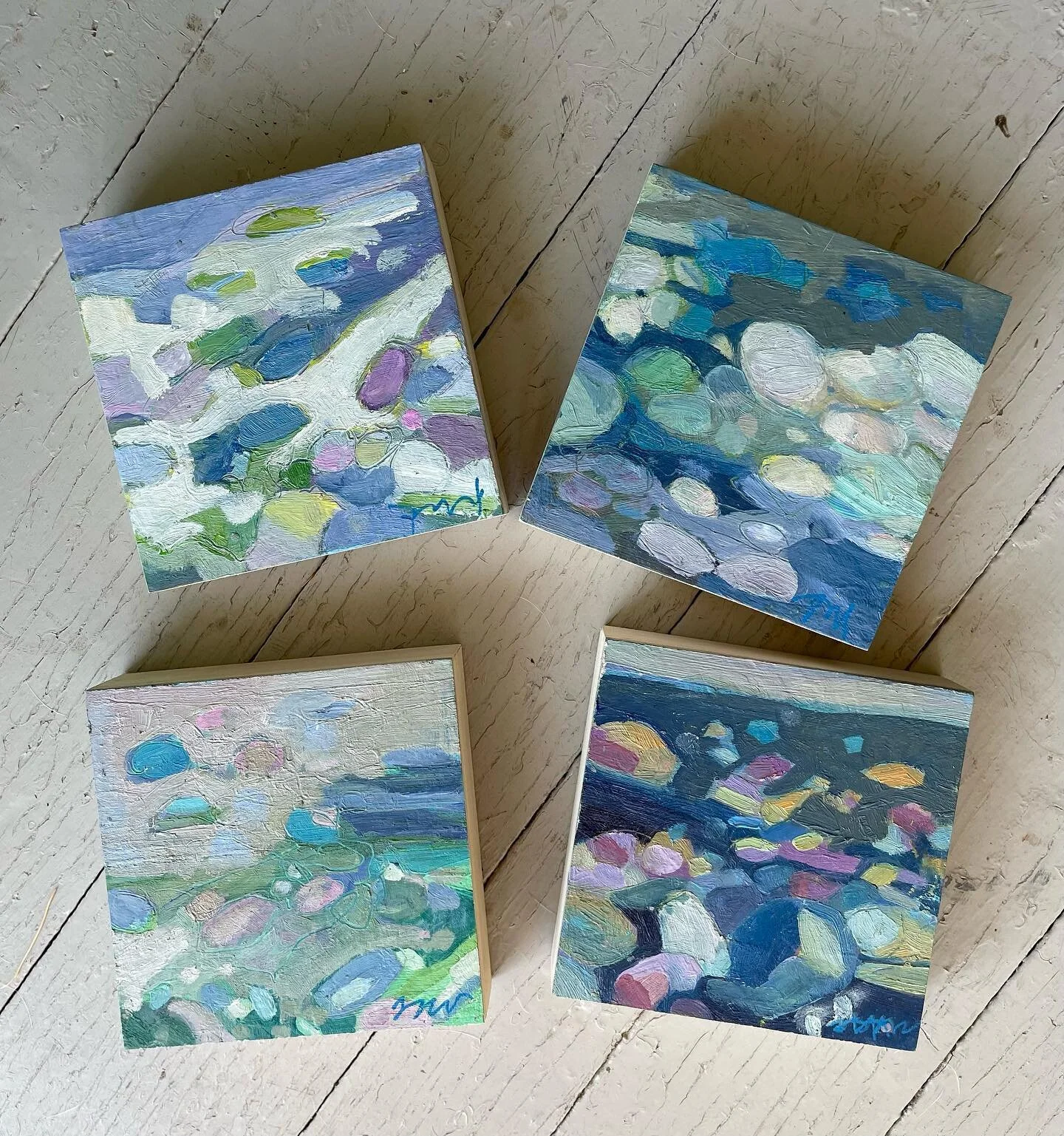 End of the summer SALE..
4 little abstracts
Beach rocks 
.
.
.
$100 each 
till Sunday 8/20