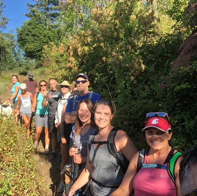 On Tuesday, the 7 am class, Axel, and others played hooky and took &quot;Rehearsal&quot; to Scotchmans Peak! This 8ish mile hike was grueling but totally worth it. The views were spectacular, the goats were cool, but there's nothing beats the company