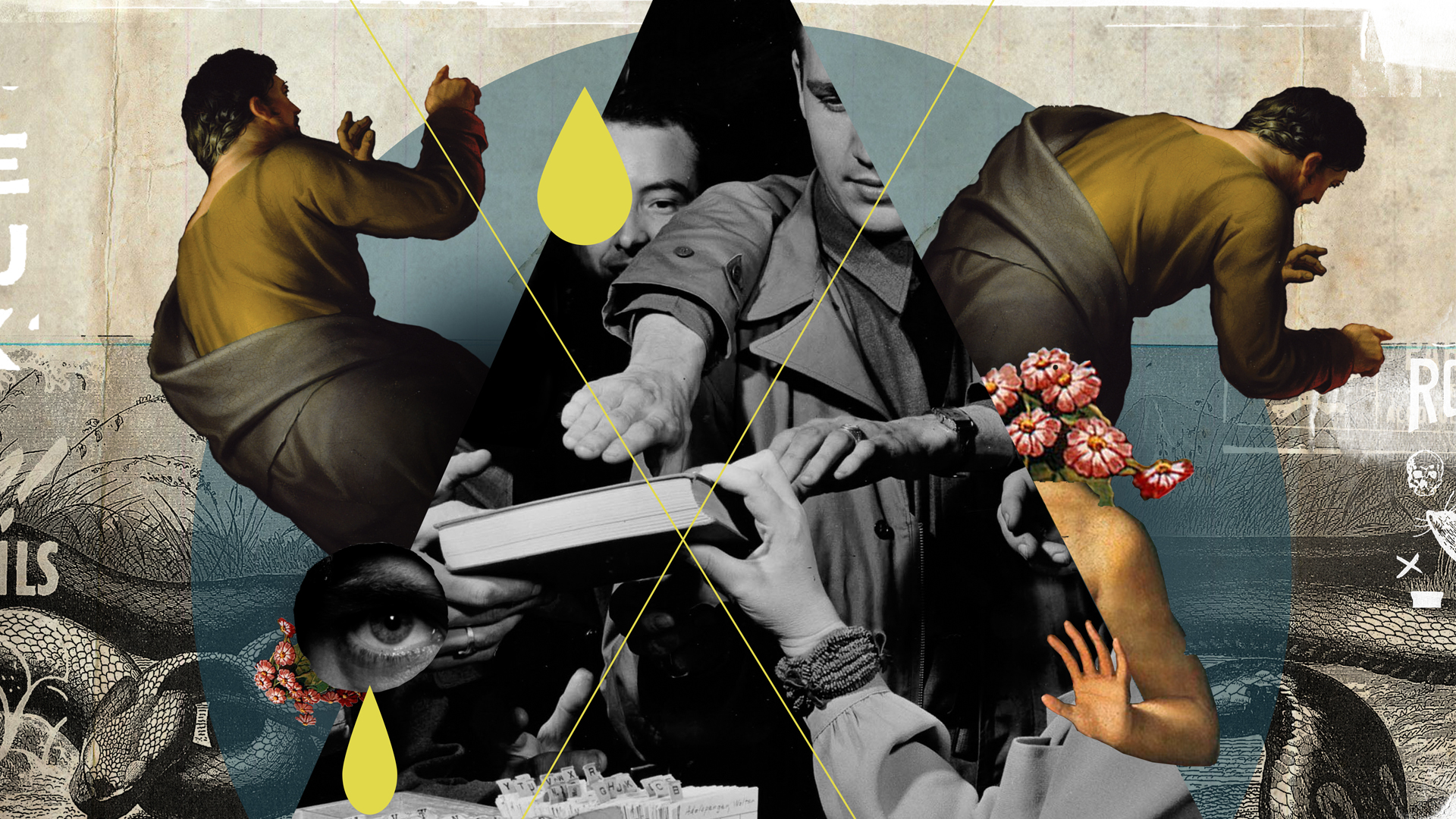 THE OATH DETAIL - digital printed collage
