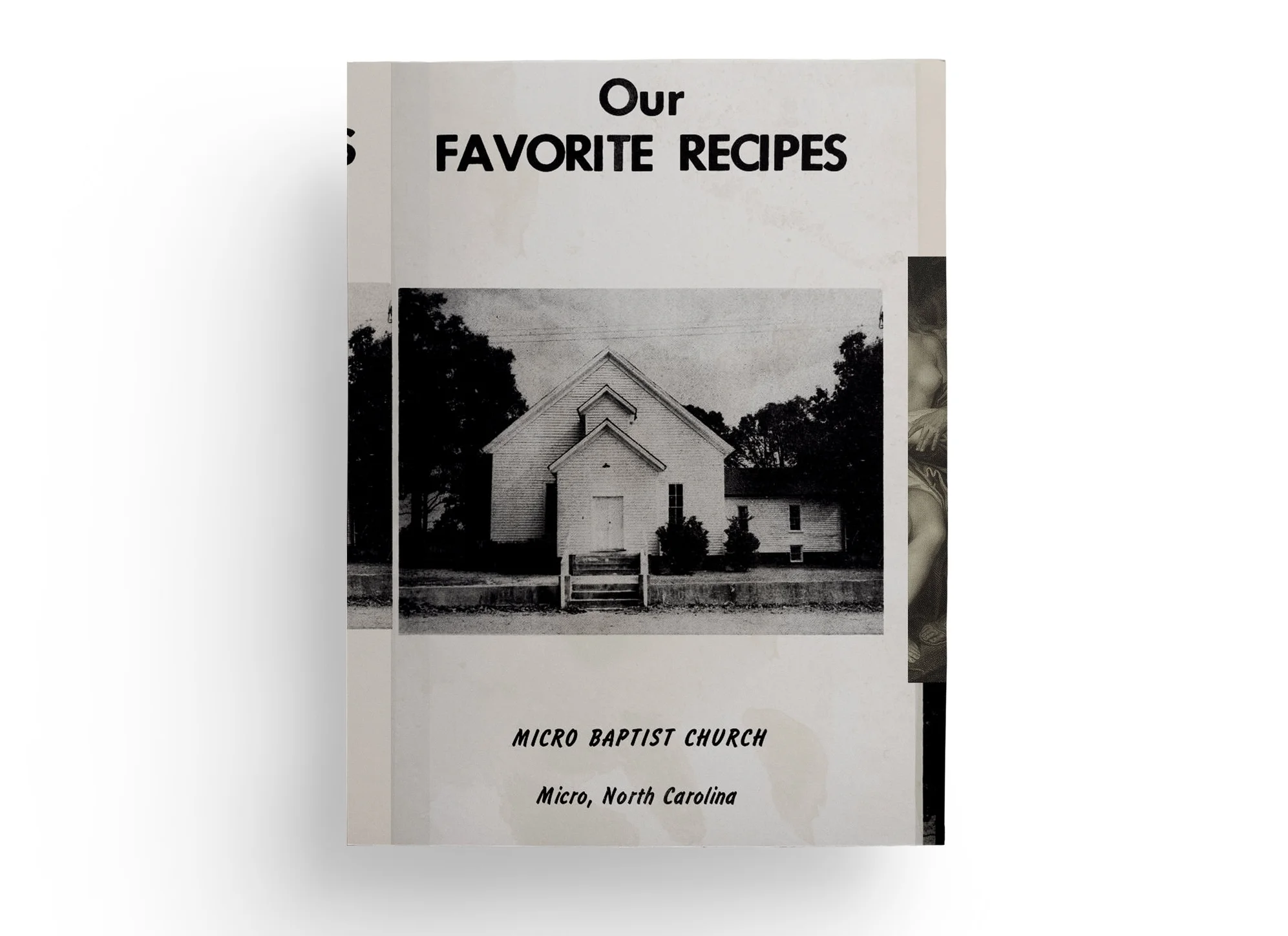 OUR FAVORITE RECIPES - screen print on canvas