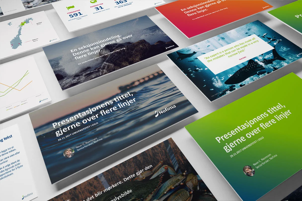 Powerpoint-mal for Nofima