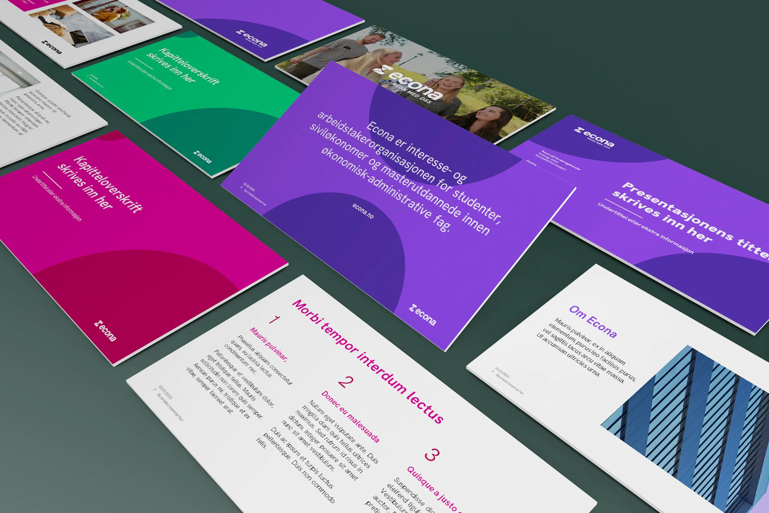 Powerpoint-mal for Econa