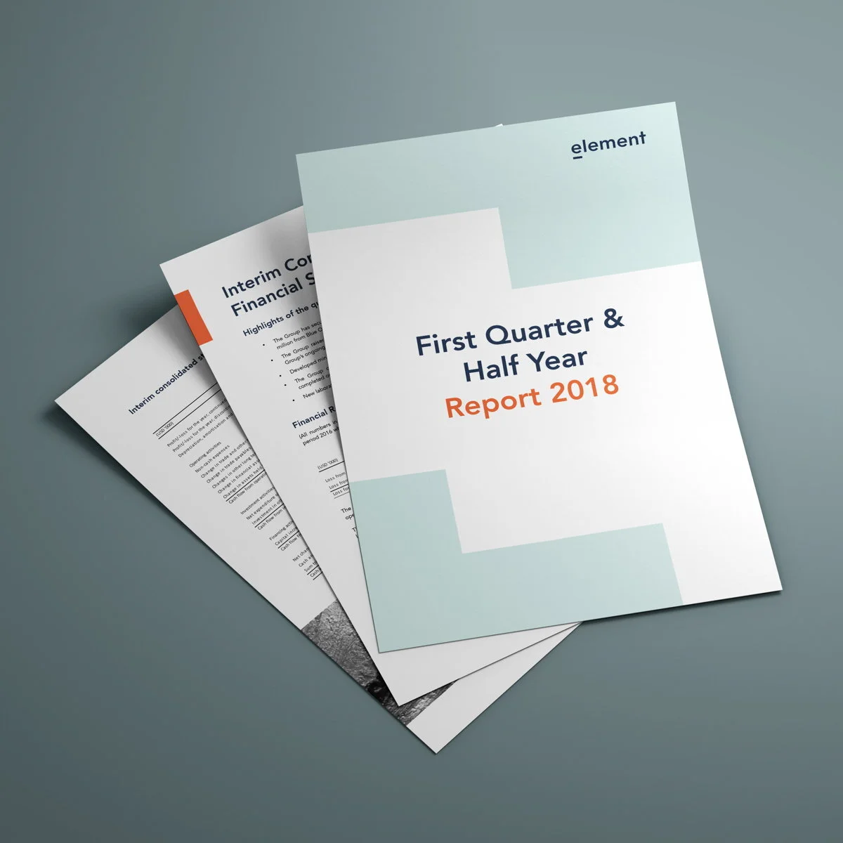 Rapportmal i Word for Element ASA