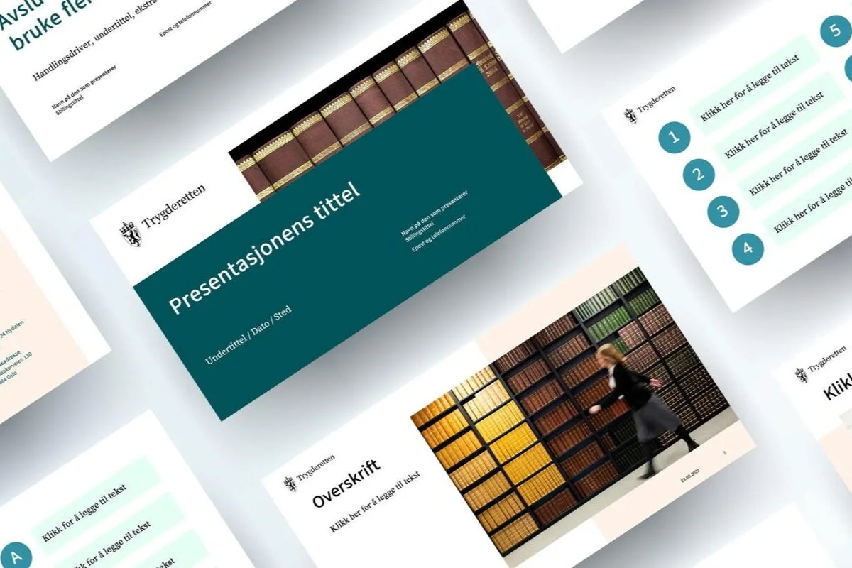 Powerpoint-mal for Trygderetten