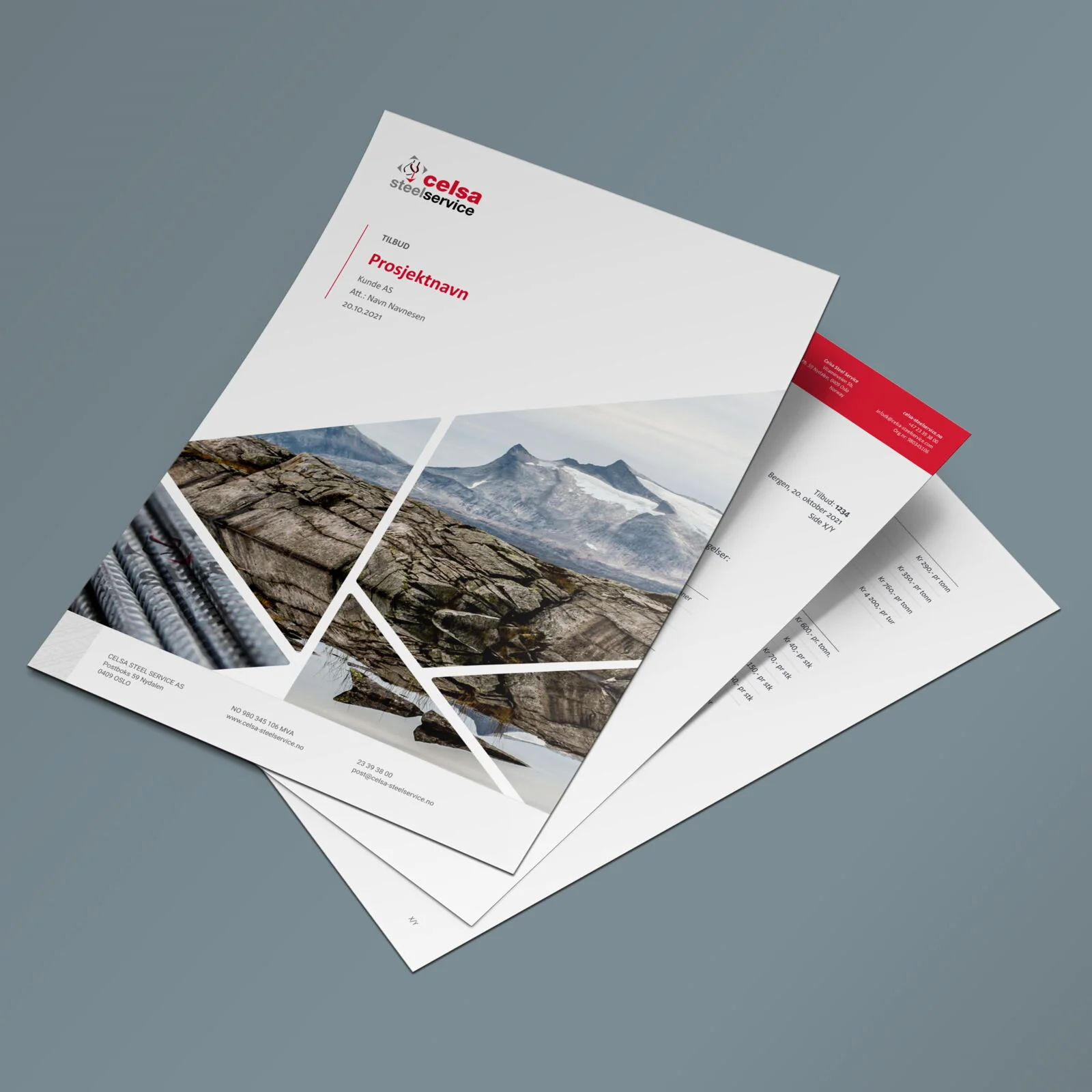 Tilbudsmal i Word for Celsa Steel Service