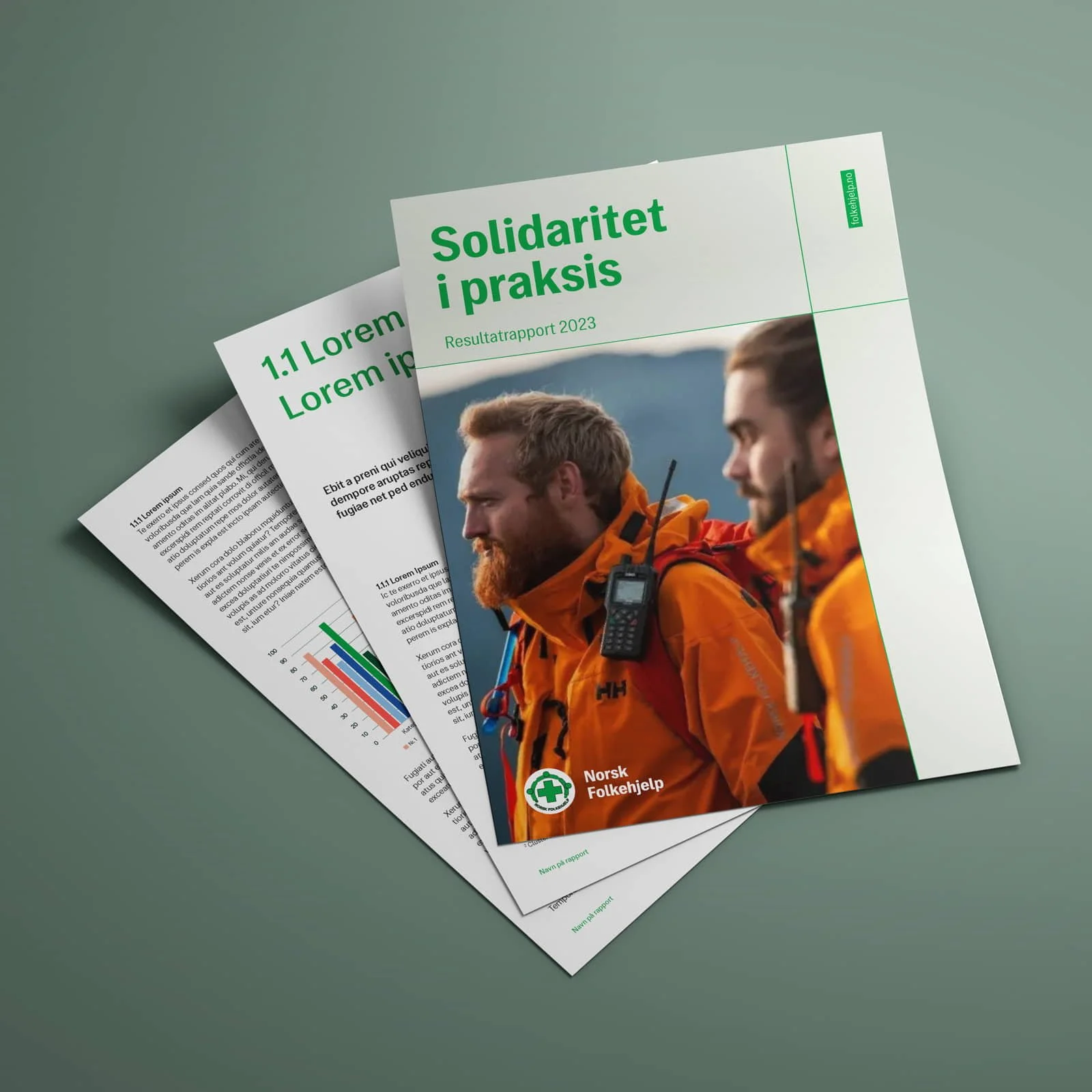 Rappormal i Word for Norsk Folkehjelp