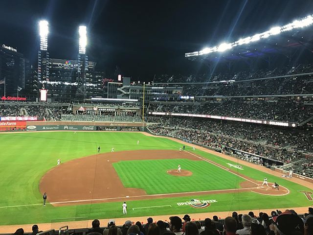it doesn't matter who's playing, this was just a day-off, get-to-the-nearest-ballpark situation. thankful for long weekends and the return of the best season.