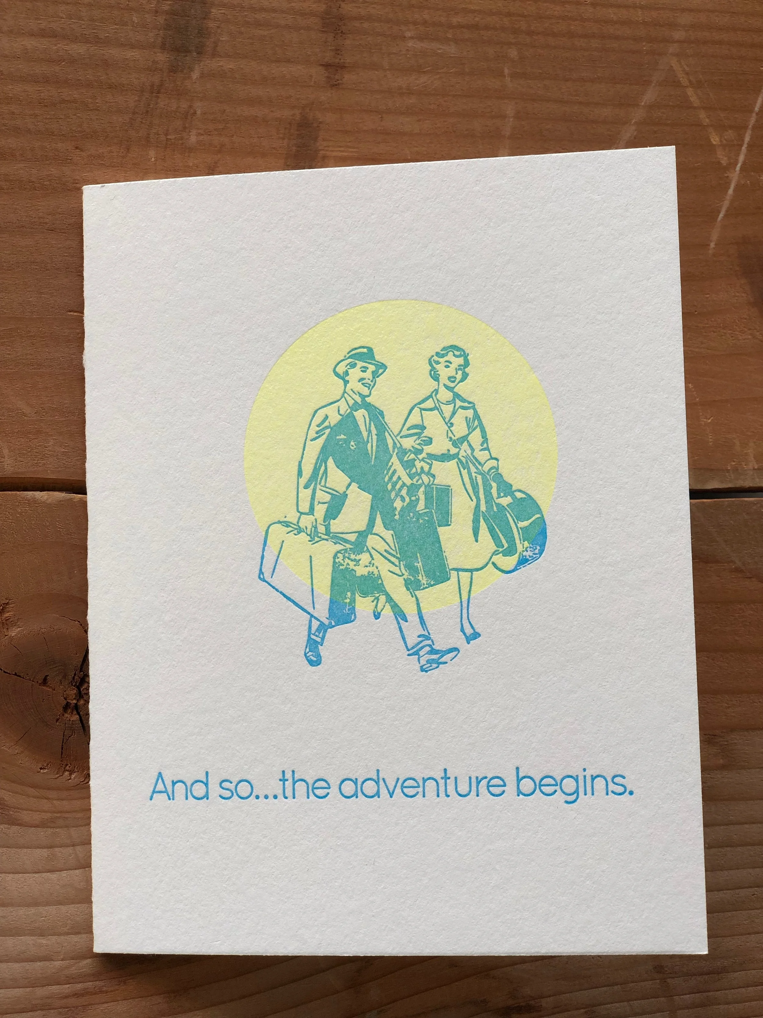 The adventure begins