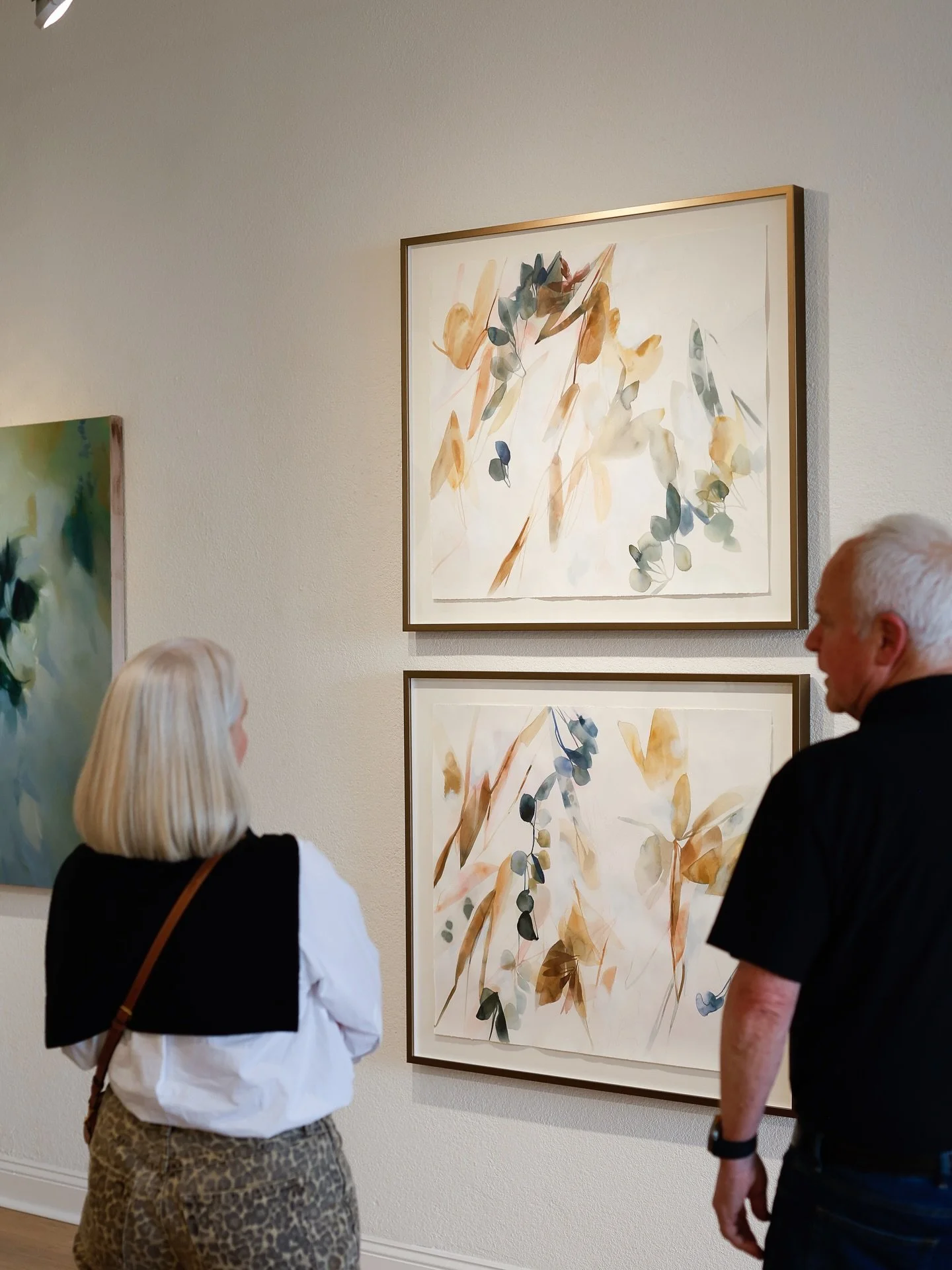 That solo show feeling! Thank you to the @bryantstreetgallery for hosting such a beautiful reception for my show. The highest honor is that wonderful friends, artists and collectors came out from afar to support me (and continue to do so!). As usual 