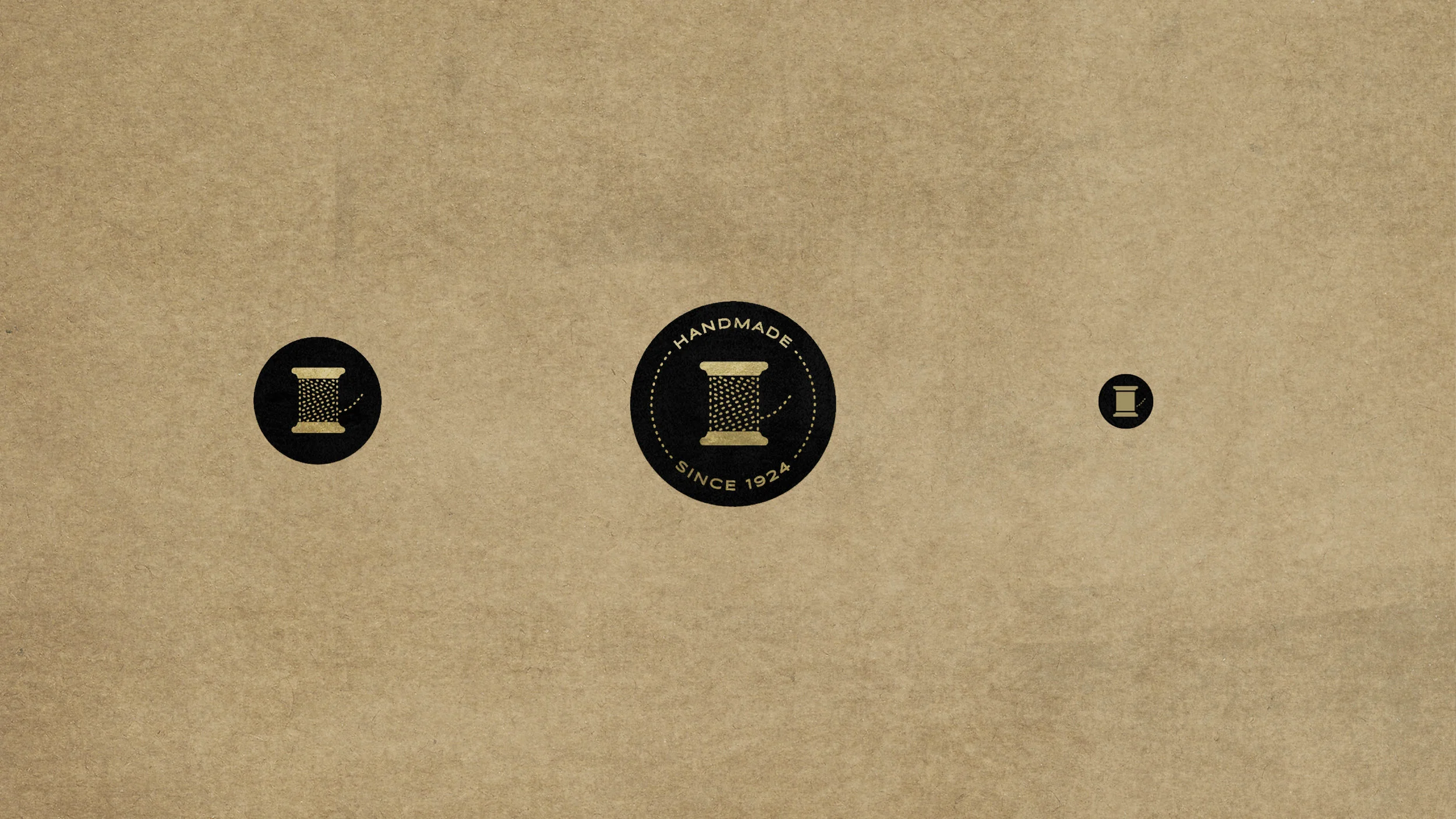 After experimenting with a few other ideas, we went with your suggestion of sewing thread as an icon for Hanna Hats. It’s a nod to the craft that goes into the making of the products and works really well a graphical element, when used for favicons etc it will tie into the brand and become instantly recognisable as part of the Hanna Hats branding.