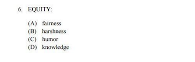 Upper Level ISEE Sample SYNONYM Question
