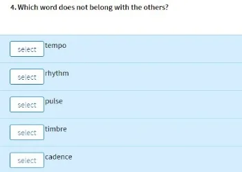 HSPT Practice Test - Verbal Classification Question - Sample