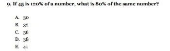 HSPT Practice Test - Number Manipulation Question - Sample