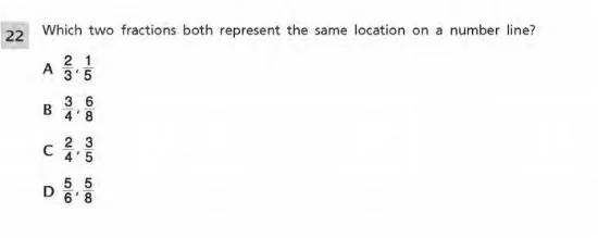 3rd Grade Math example : - Fraction Sample 1