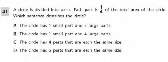 Grade 3 Math example : - Geometry Sample Question 2