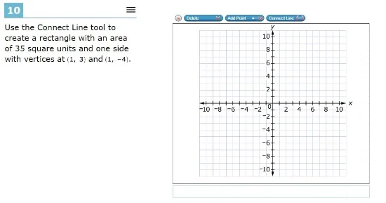 AzMERIT Sample Tests - Math Graph sample