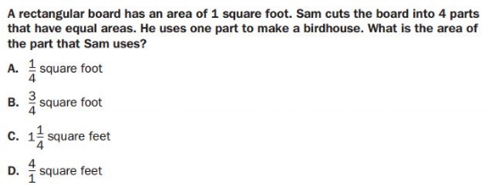 Georgia Milestones Practice Test - 3rd Grade Geometry sample