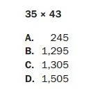 GMAS 4th grade - Multi-digit multiplication sample