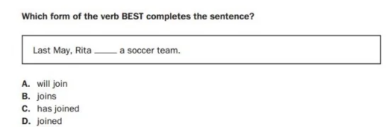 Georgia Milestones Practice Test 3rd Grade - Language sample 3