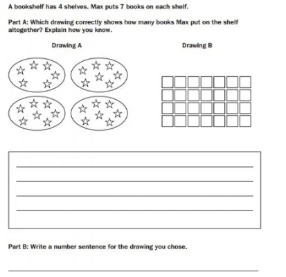 GMAS - 3rd grade Word Problem sample