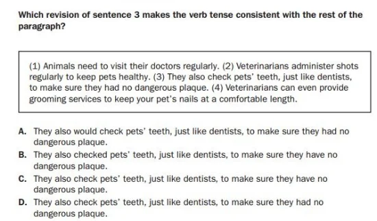 Georgia Milestones Practice Test 5th grade - Language sample 2