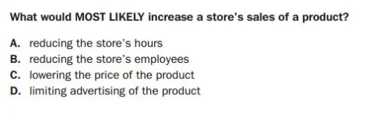 GMAS 5th grade - Economics sample