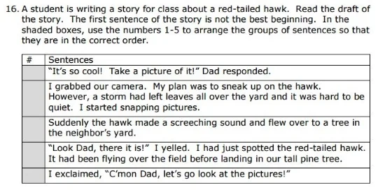 SBAC - 3rd Grade - Revision sample