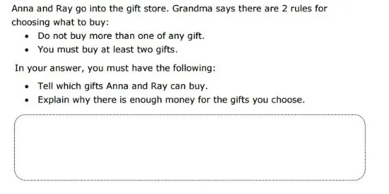 Free SBAC Practice Test 4th Grade - Reasoning sample