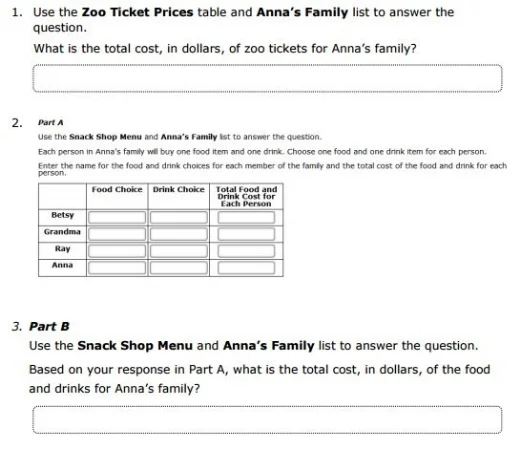 Free SBAC Practice Test 4th Grade Math And ELA Printable PDFs And 