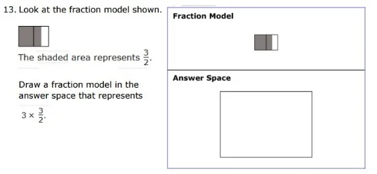 SBAC - 5th Grade - Fractions sample