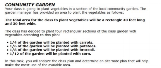 SBAC Practice Test 5th Grade - MPT Directions sample