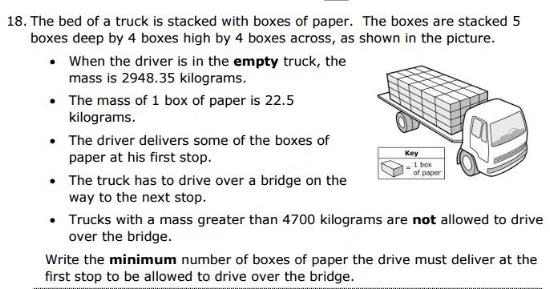 5th gradeProblem Solving sample