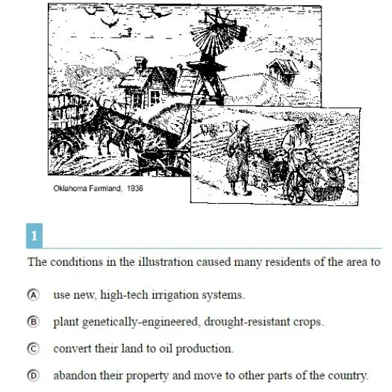 OAKS - 11th gradeHistorical Skills sample