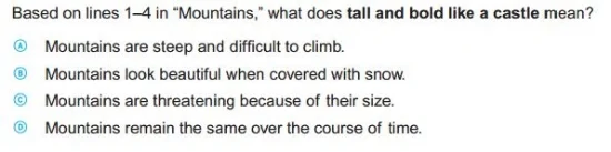 Official LEAP Practice Tests - Figurative language sample
