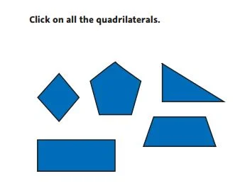 NWEA Practice Test 3rd Grade Test - Geometry sample