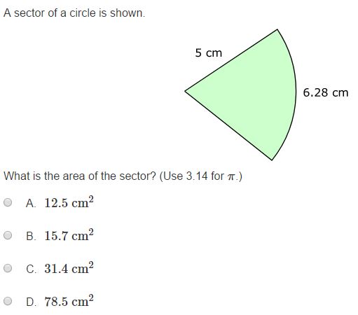MCA Practice Test - 7th Geometry sample