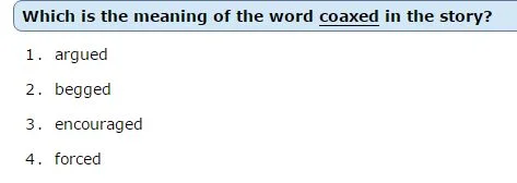 NWEA Practice Tests - Vocabulary sample