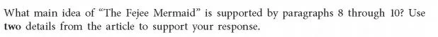 ELA Practice Test 5th Grade - Short Responses 2sample