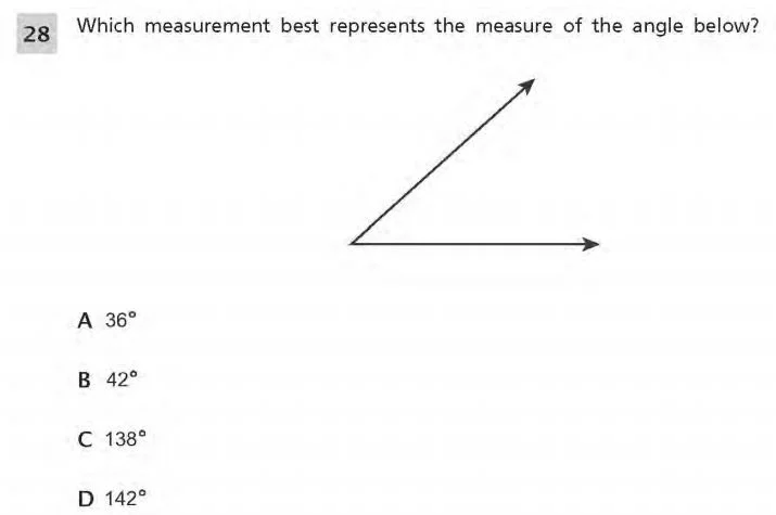 NYS Math Practice Test 4th Grade - Measurement sample