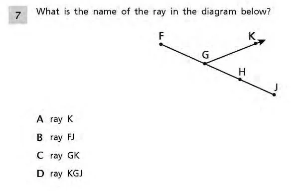 NYS Math Practice Test 4th Grade - Geometry sample