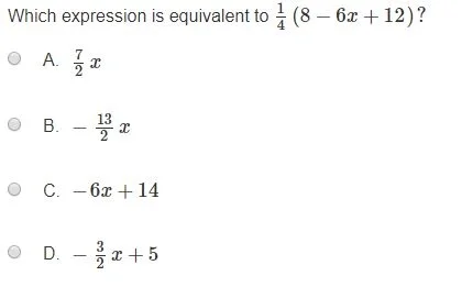 PARCC - 7th grade Comparison sample question