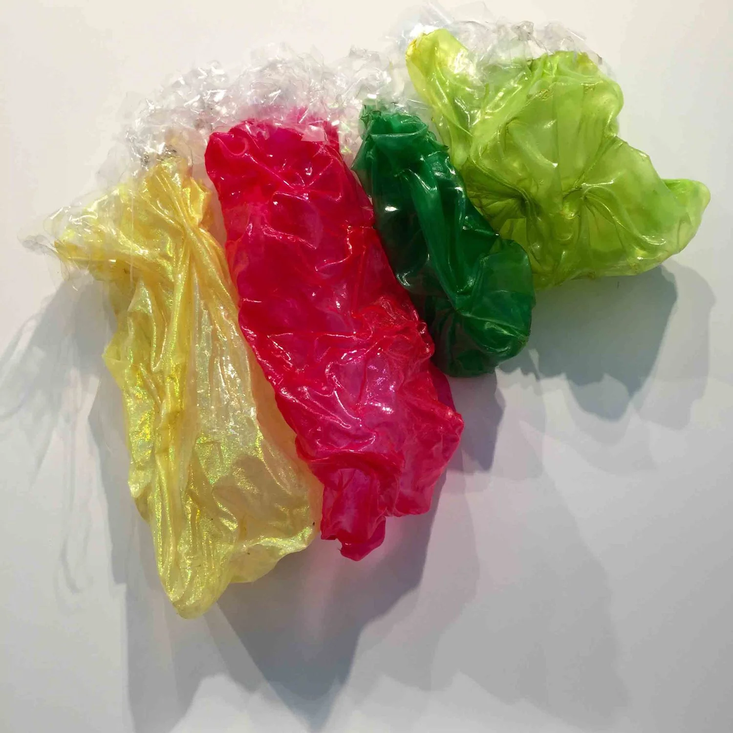 Made to Order Fabric with a Proprietary Chemical Treatment to Mimic Plastic.