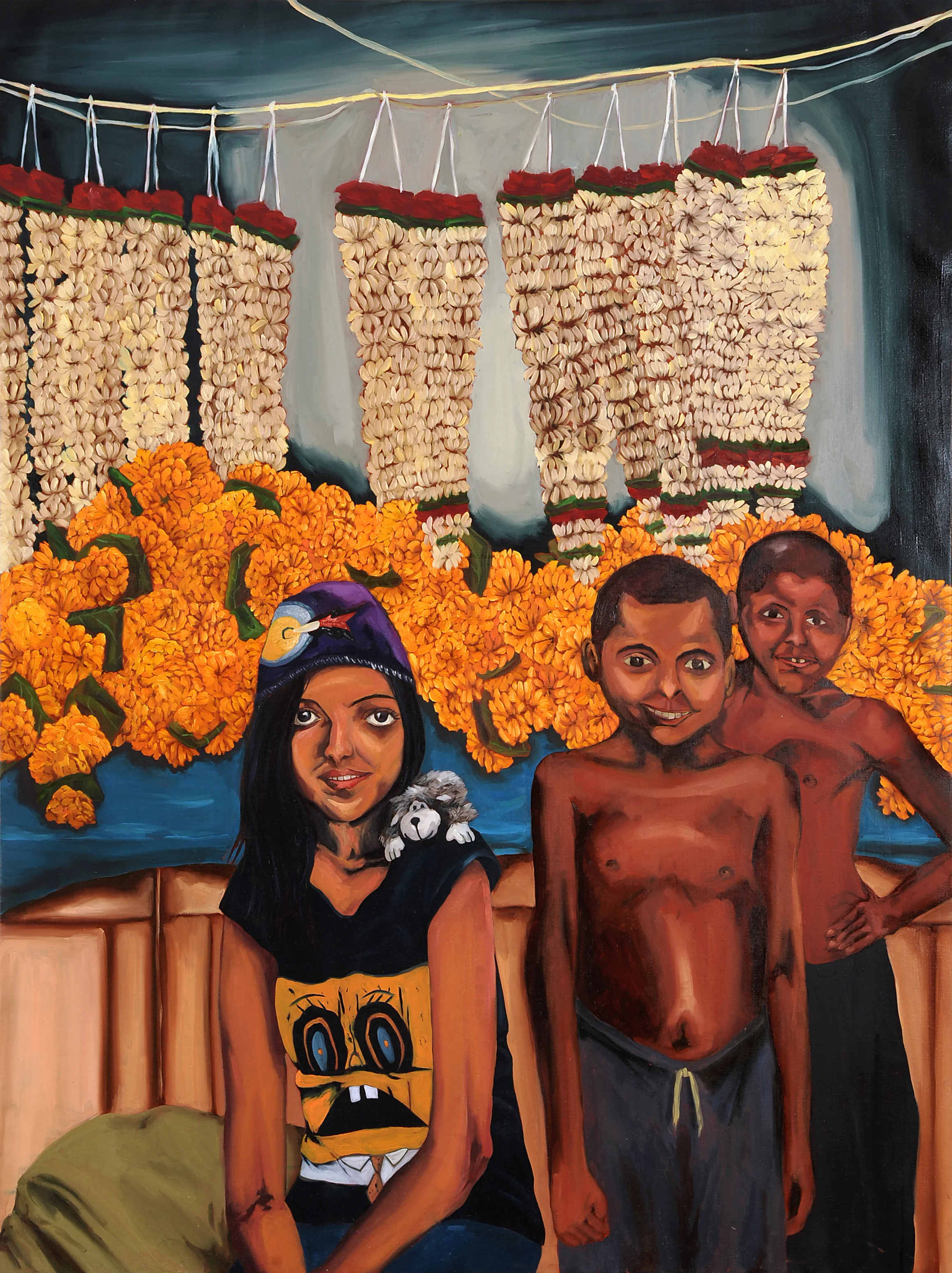 Not Mentally Legal to be Married Yet 36"X48” Oil on Linen