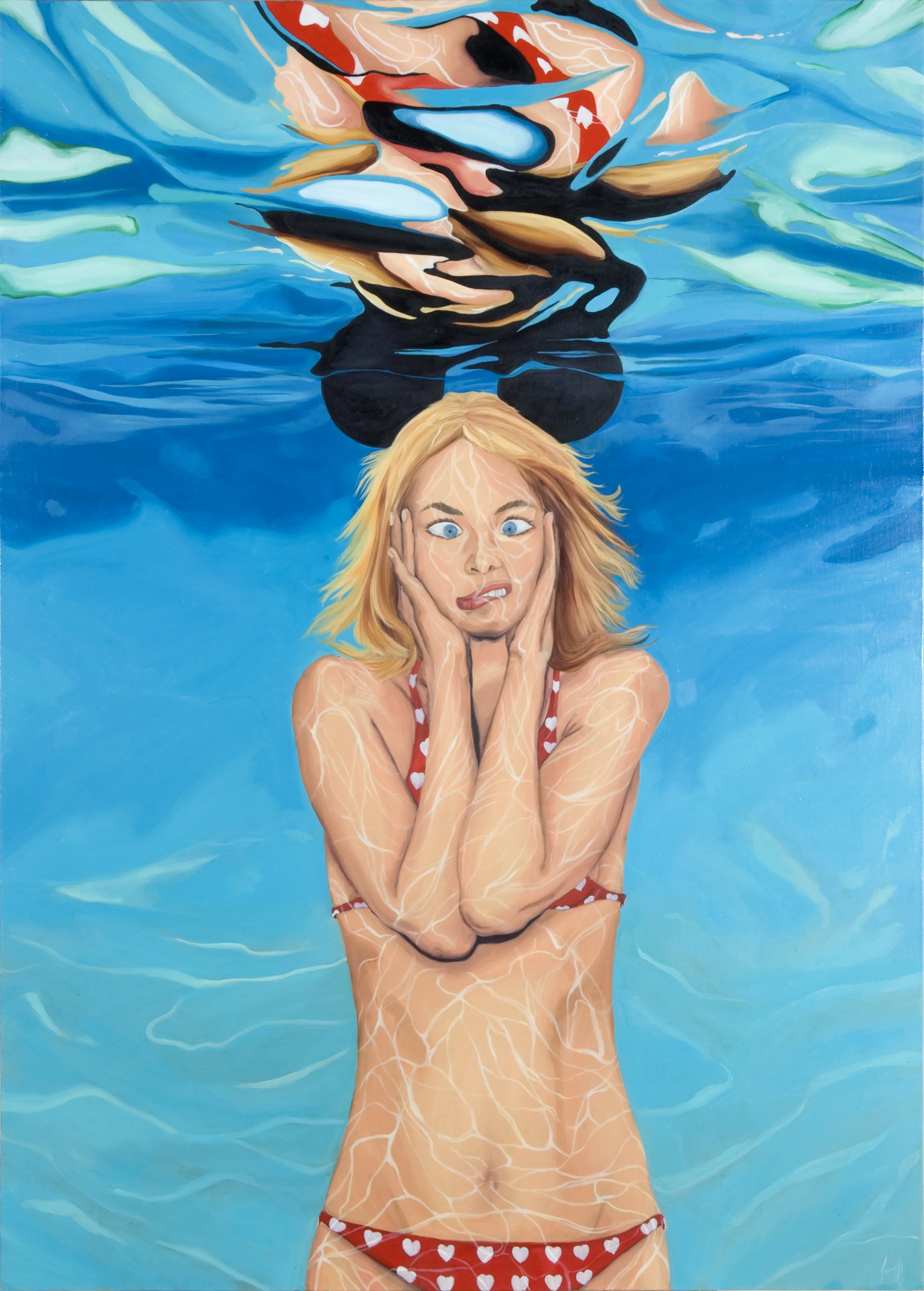 Mickey's Follies 42"x30" Oil on Linen