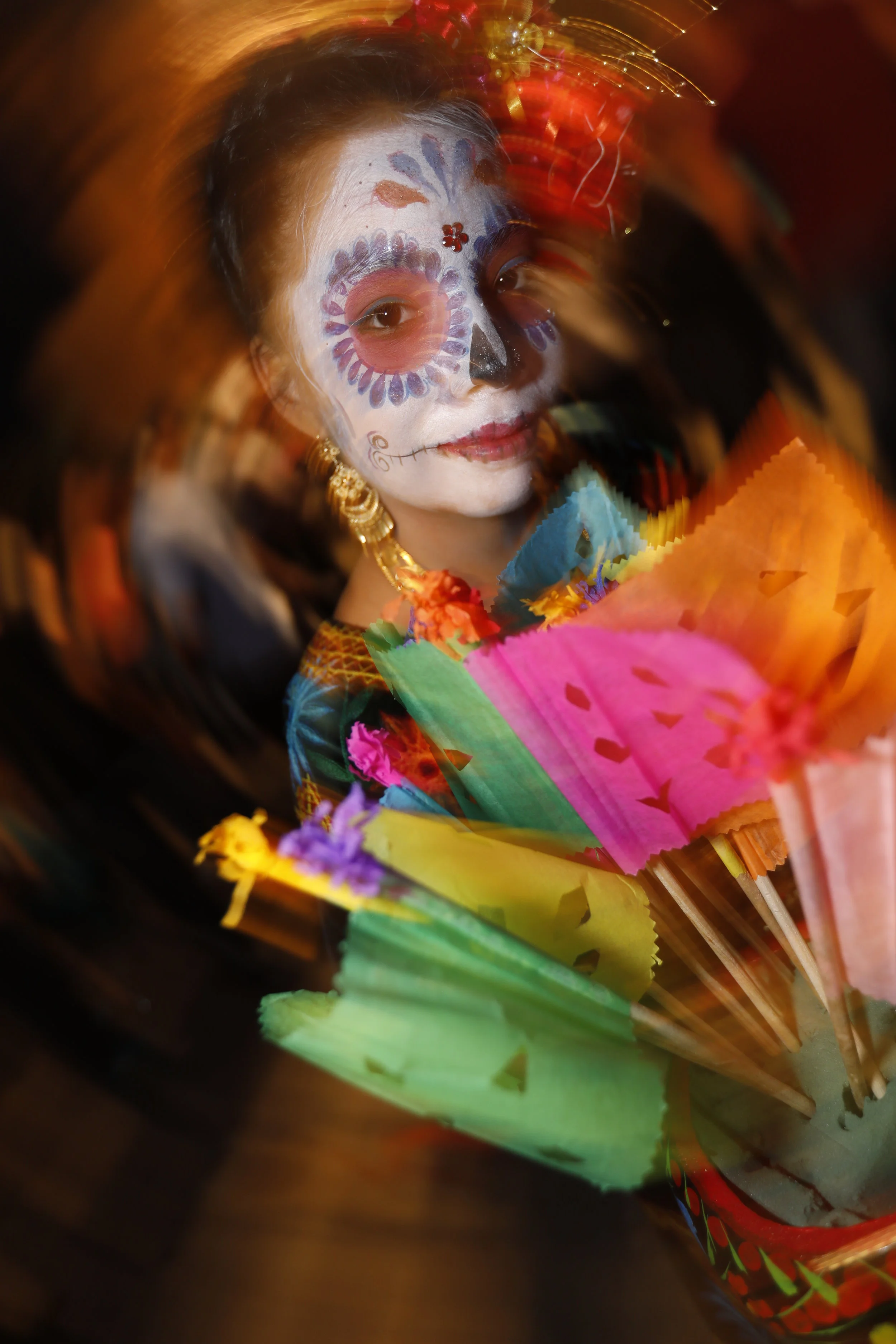  Day of the Dead starts innocently enough….the comparsas and more…. 