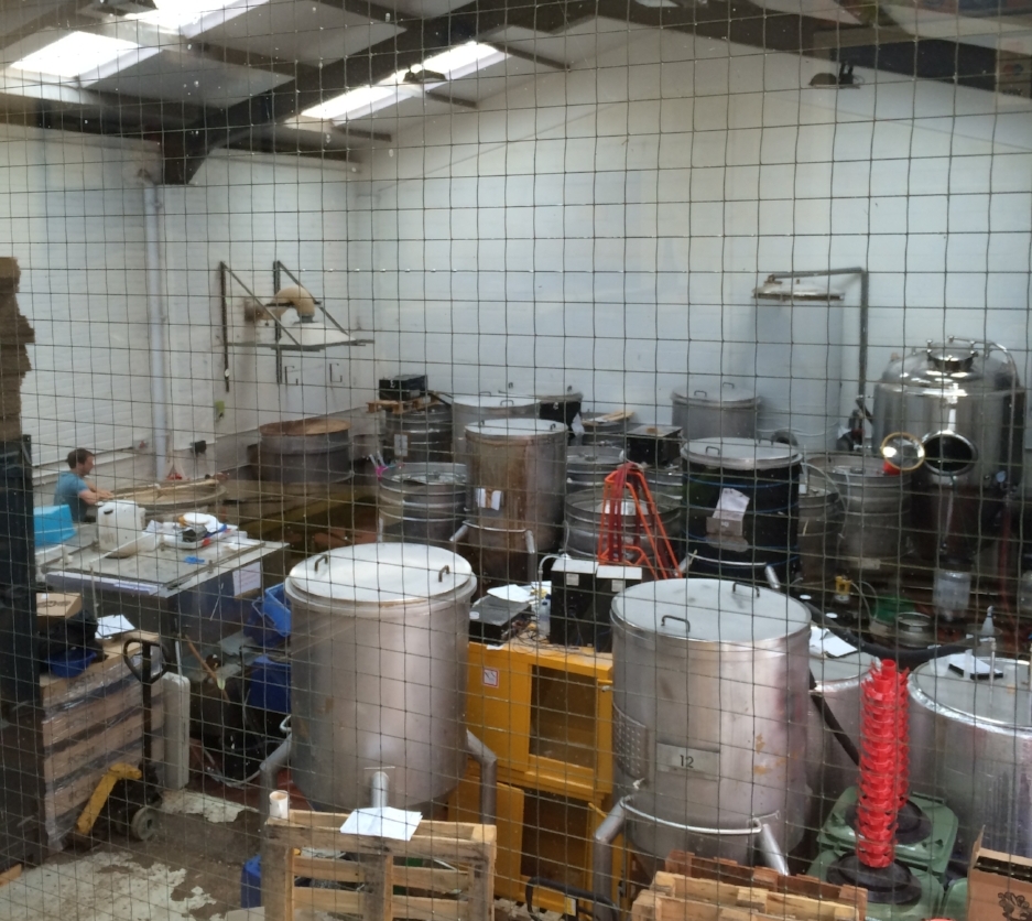 View from the brewery office...