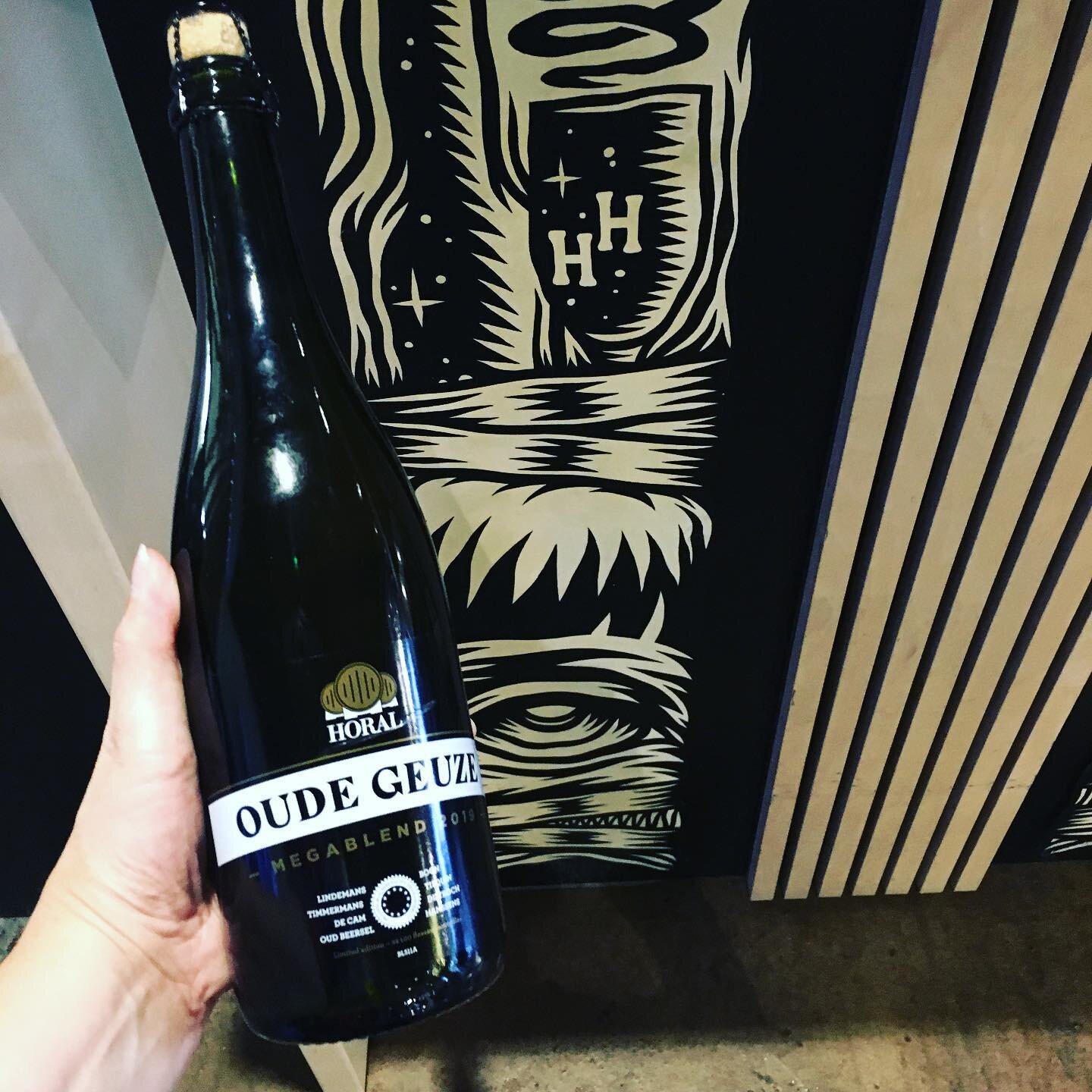 Nice to see all the #lambiclovers in store today from #Zwanzeday just down the road. We&rsquo;ve newly added the latest #HORAL Oude Geuze Megablend 2019 to the fridges and website for #drinkin or #drinkathome Released every two years to coincide with